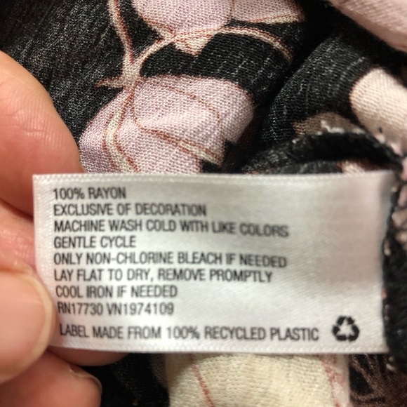 Knox Rose Women’s Jacket Floral Lace Loose Fit Tie Closure Ruffles Comfy - Picture 8 of 8